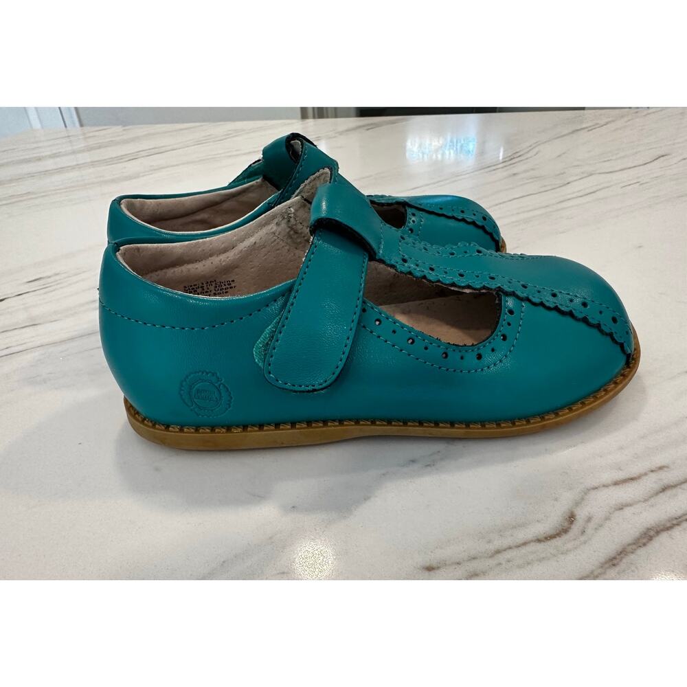 Livie & Luca Opry T-Strap Mary Jane Turquoise NWOT Girls Toddler 12 Adorable! - Picture 4 of 9